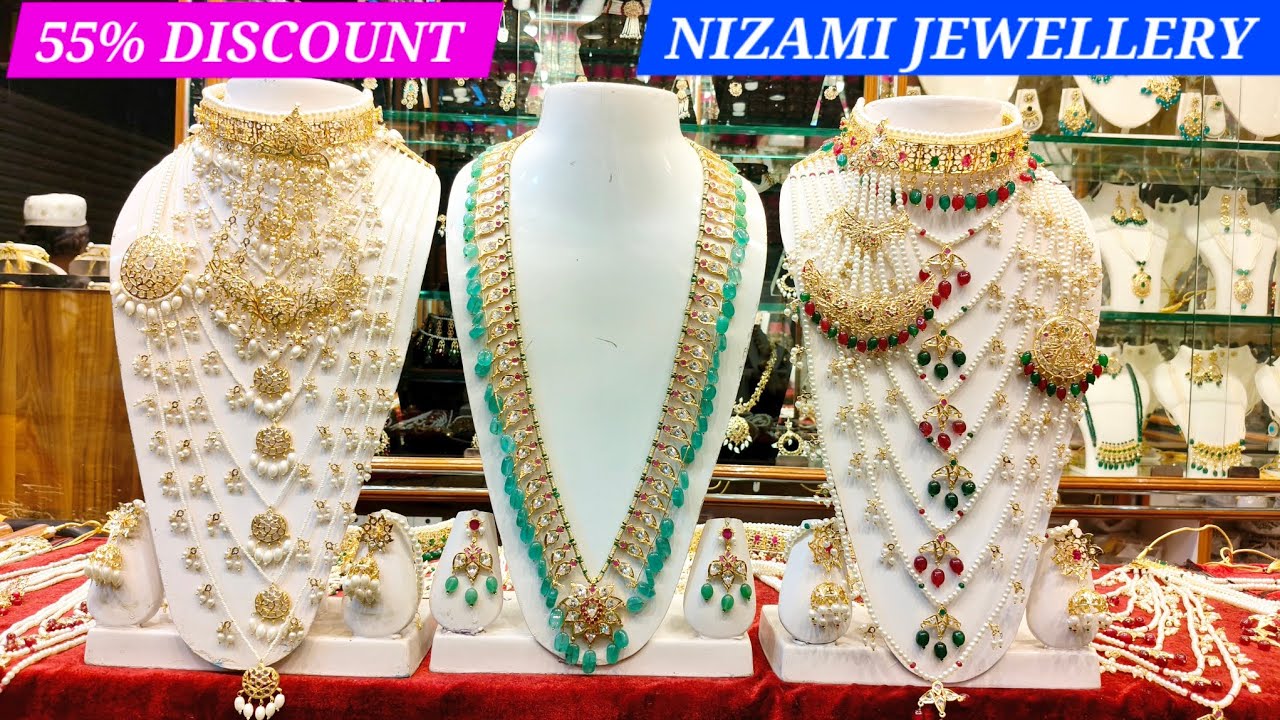 55% DISCOUNT (NIZAMI JEWELLERY ORIGINAL) HYDERABAD STYLE (ALISHAAN JEWELLERY)