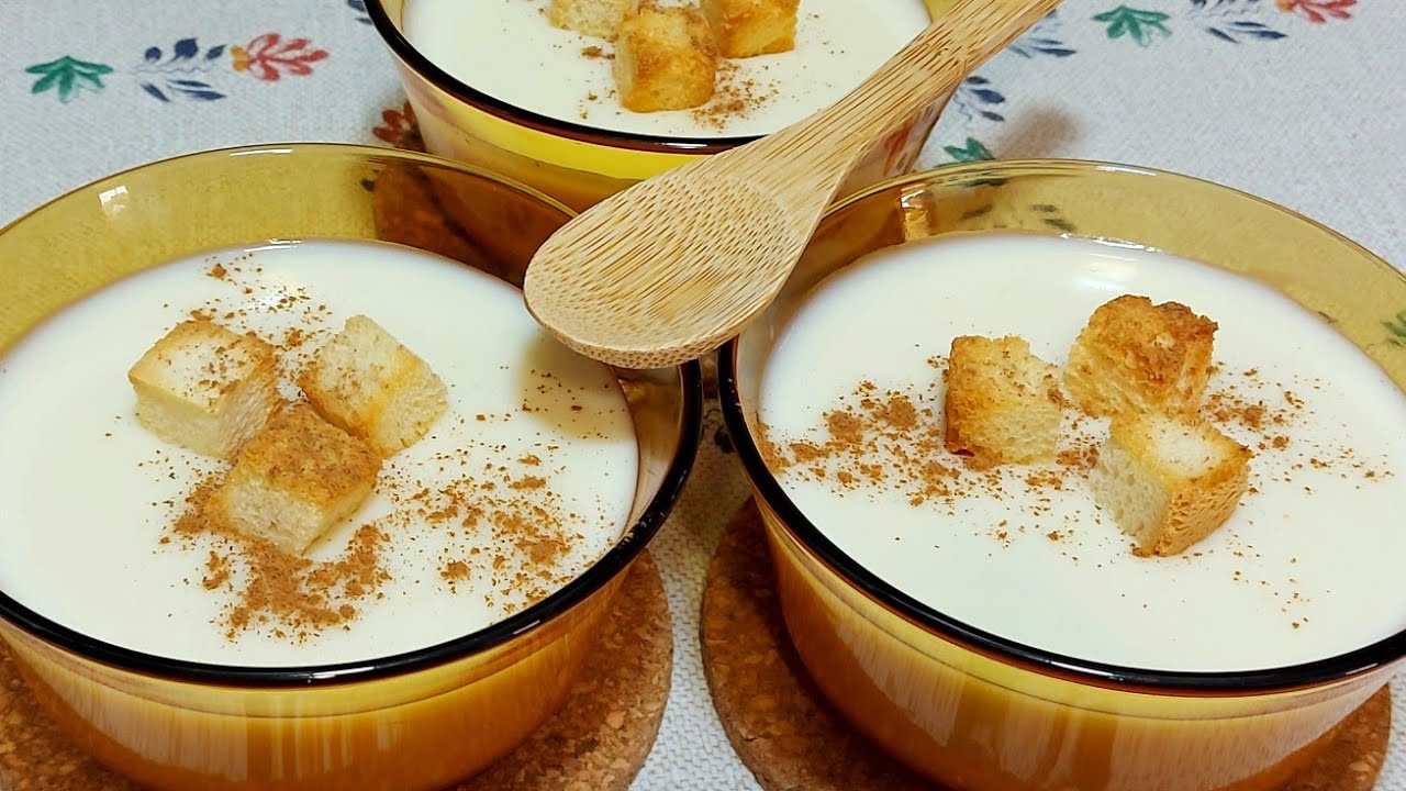 🥄POSTRE FÁCIL🍶CON LECHE Y HARINA👵GACHAS DE LA ABUELA // BEATRIZ COCINA