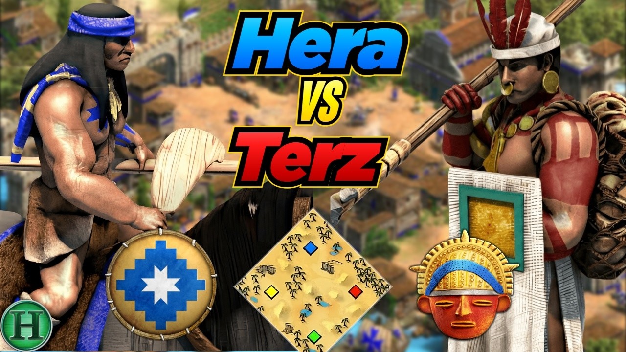 Mapuche vs Muisca | 1v1 Arabia | vs Terz | AoE2