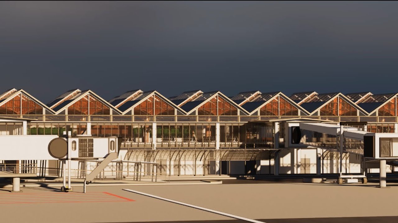 Modular Airport Architecture in the Philippines | Central Panay Airport, Passi City (Design 8 Plate)