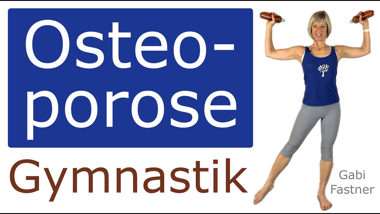 🦴 20 min. Osteoporose - Gymnastik | Koordinative Kräftigung in Bewegung | mit Hanteln, im Stehen