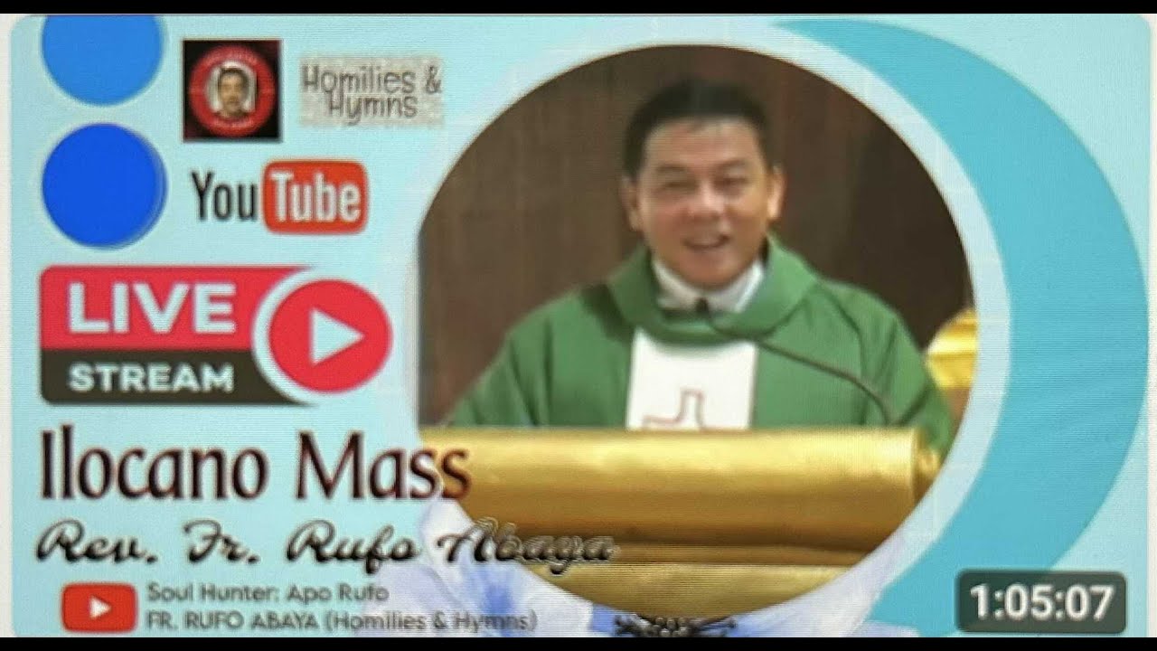 Live Mass. Holy Rosary:  March 5, 2026 | Huebes iti Maikadua a Lawas ti Kuaresma 5:30 AM Centro