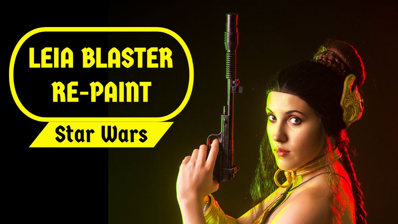 Leia Blaster Painting Tutorial - STAR WARS