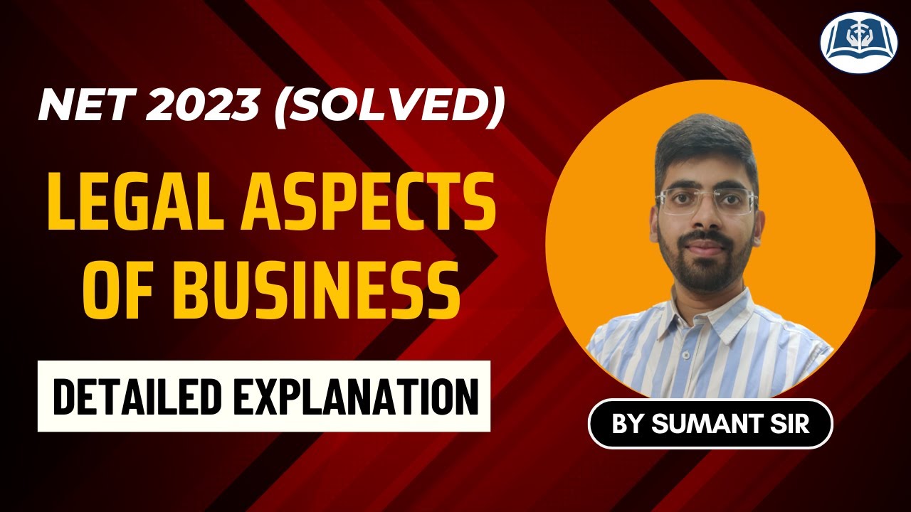 Legal Aspects of Business | Solved PYQs (2023) | UGC NET Commerce | Target JRF