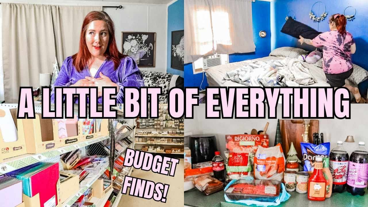 SINGLE WIDE MOBILE HOME LIVING! MIDSIZE TRY ON HAUL / DOLLAR TREE SHOPPING / HOMEMAKING
