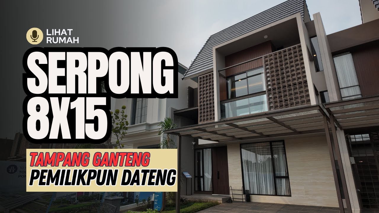 Rumah Tampang Ganteng | Citra Garden Serpong | Cluster Aeris | Type Pivoine | Ukuran 8x15 | 2023