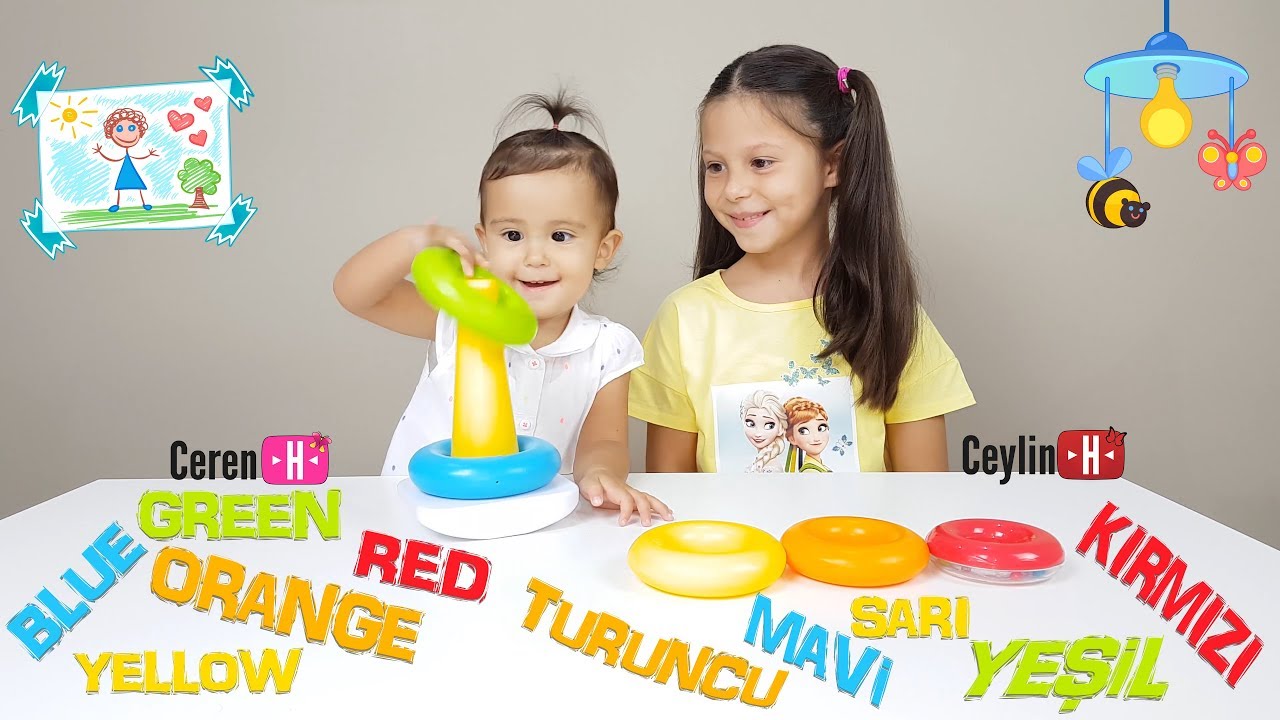 Ceylin-H | Learning Colors Song Little Babies Learn Colors with Finger Family Pretend Play with Toys
