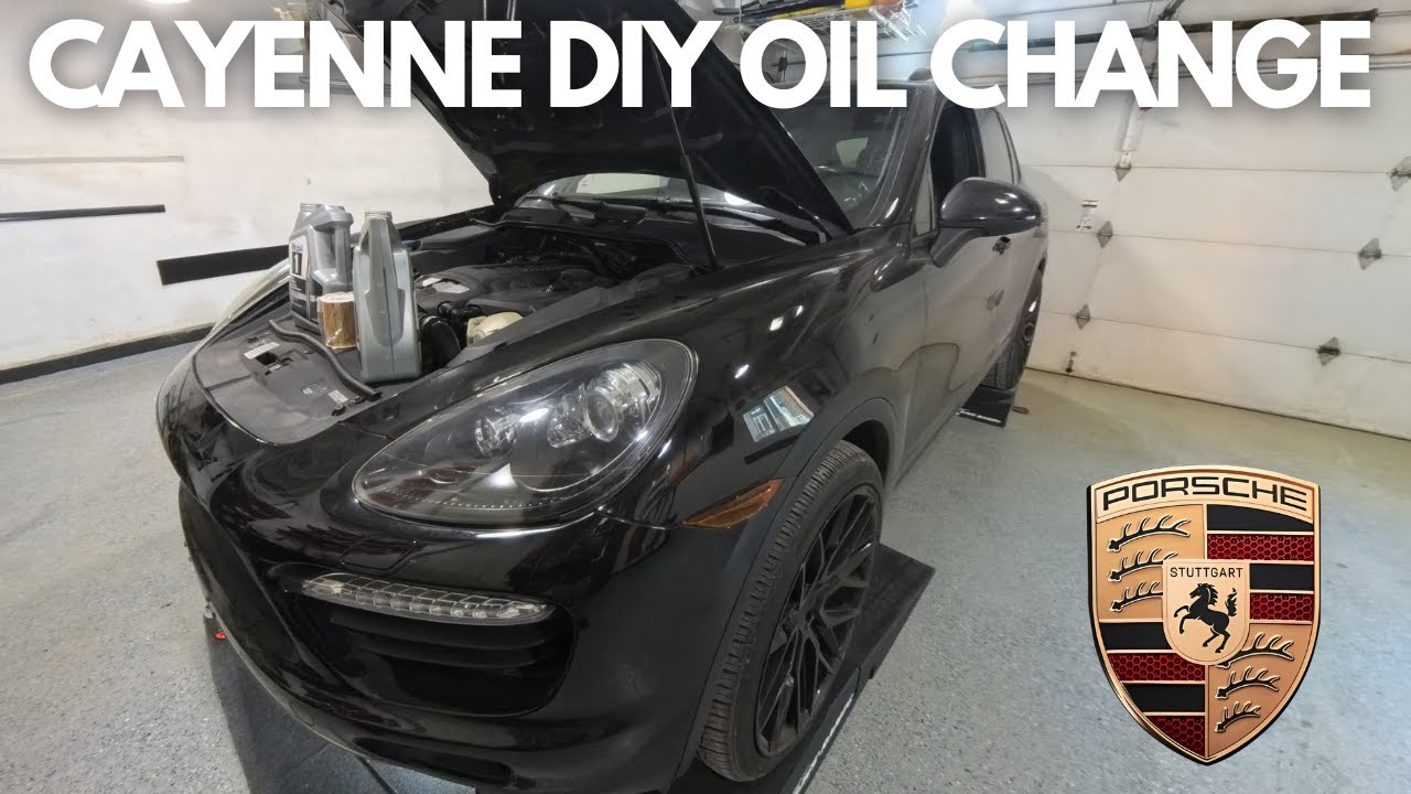 How To DIY Oil Change Porsche Cayenne