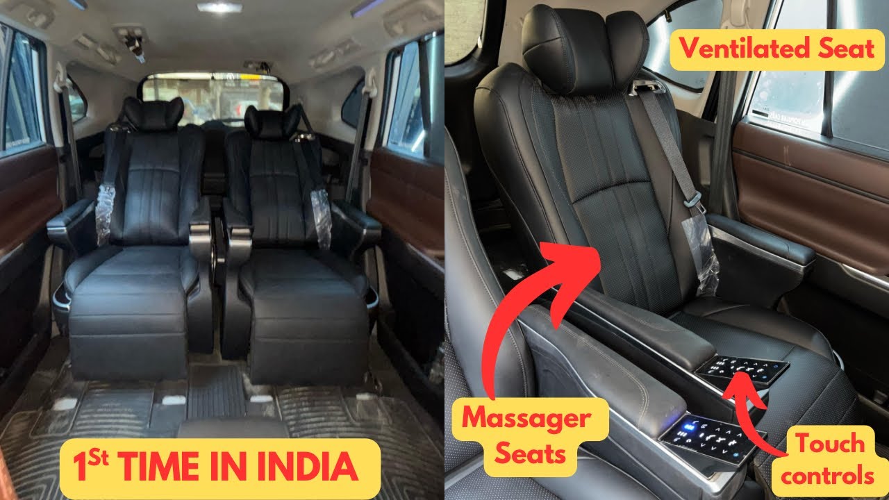 Hycross 2025 को बनाया Business Class - Imported Recliners 🌟 | New Toyota Innova Hycross Modified ✅