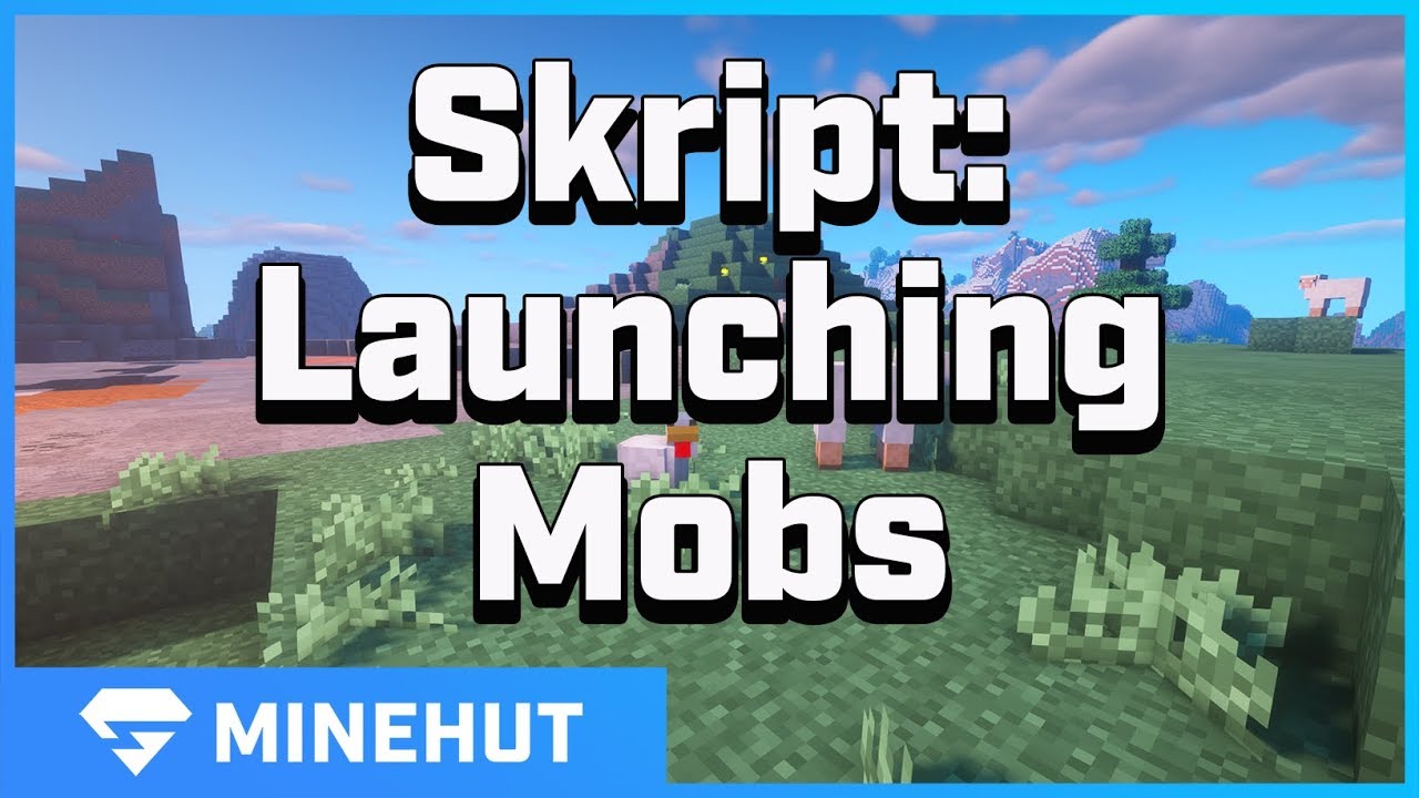 How To Launch Mobs With Skript | Minehut 101