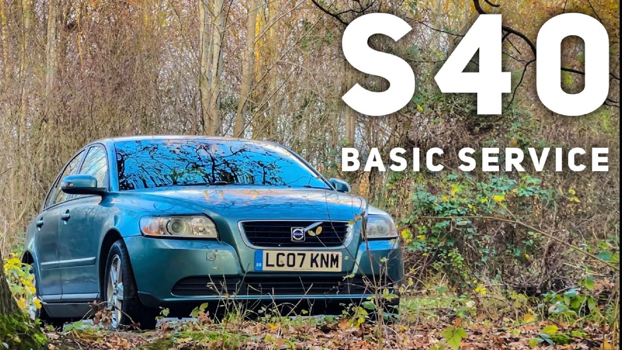 Volvo S40 1.6 2007 basic oil service how to and MOT. Will it pass?