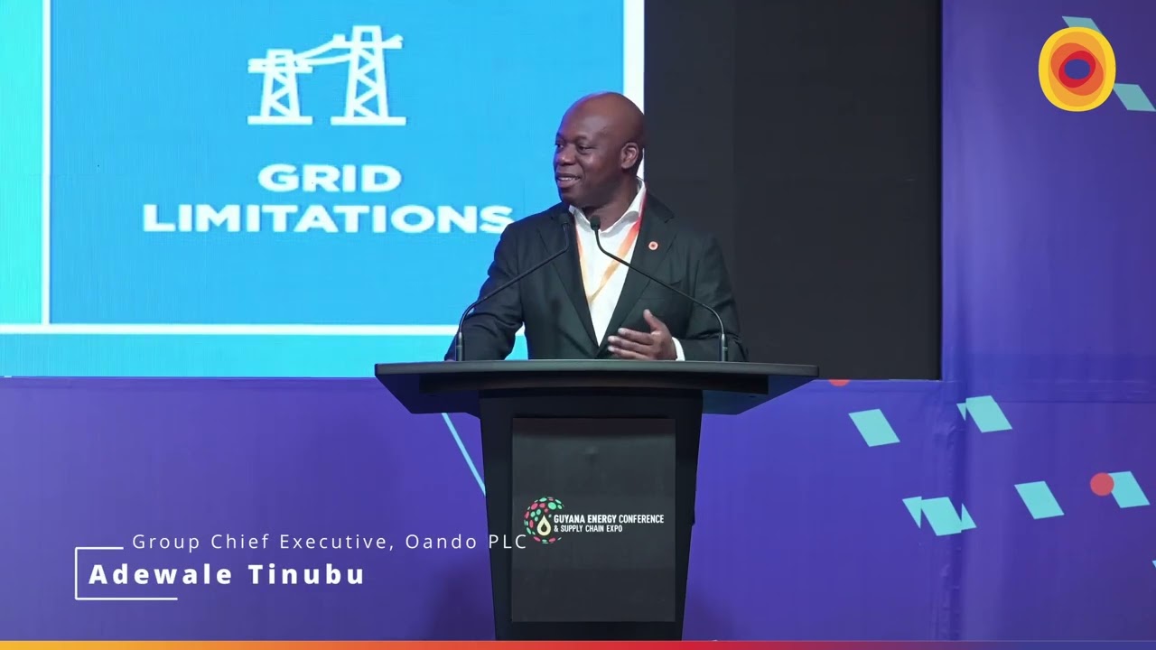 Adewale Tinubu's Keynote Address Highlight at Guyana Energy Conference 2025