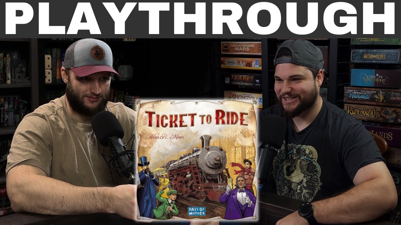 Ticket To Ride Playthrough | Shadow of the Game