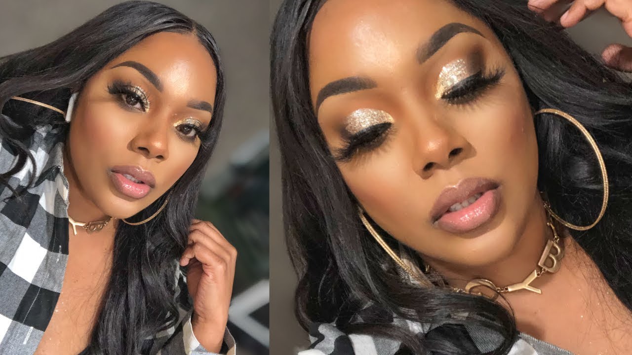 GRWM |Tutorial Tuesday | Glitter Cut Crease