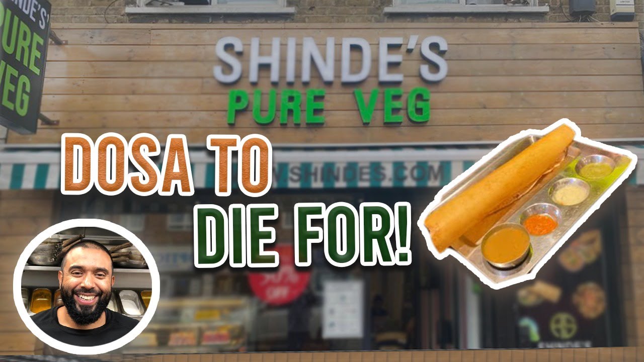 MASSIVE MASSALA DOSA & VEG THALI IN LONDON'S GREEN STREET