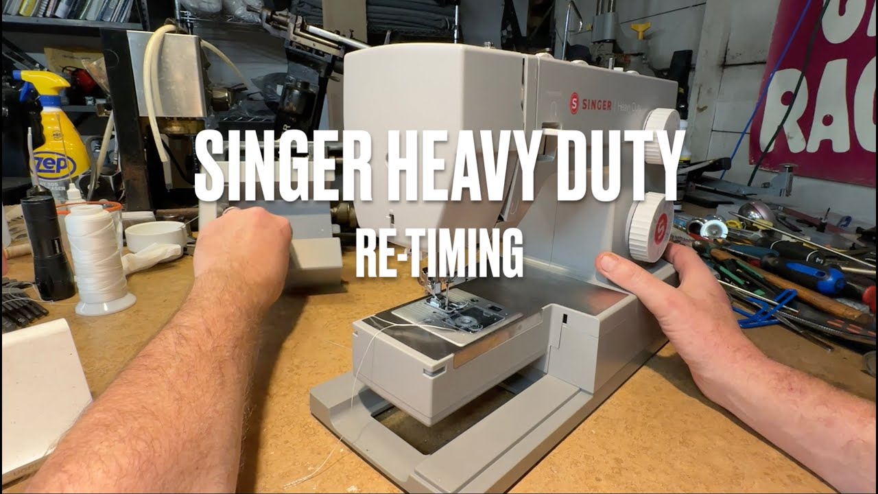 Singer Heavy Duty Re-timing Hook [TUTORIAL]