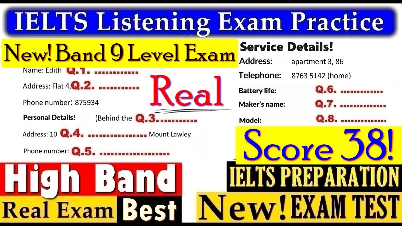 IELTS LISTENING PRACTICE TEST 2025 WITH ANSWERS | 07.08.2025