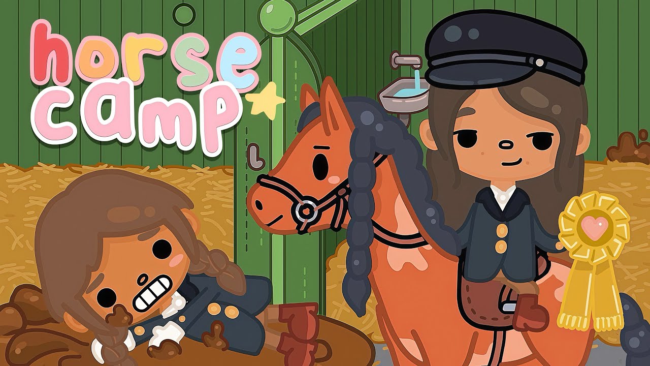 🐴 КОННЫЙ ЛАГЕРЬ РАЗРУШЕН *ОГРОМНАЯ ДРАКА* с озвучкой 🌈 Toca Boca Roleplay #tocaboca