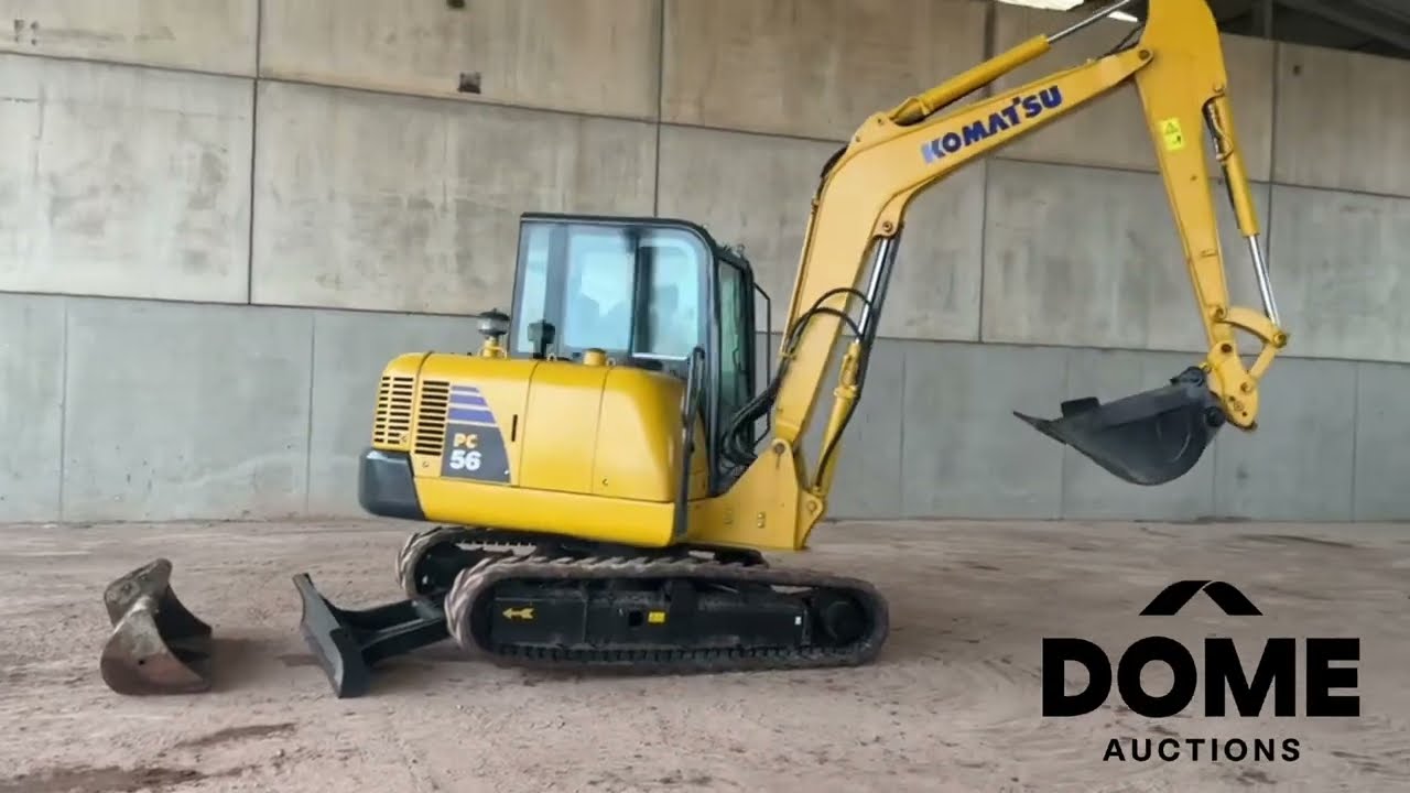4 - 2020 Komatsu PC 56-7 Mini-rupsgraafmachine