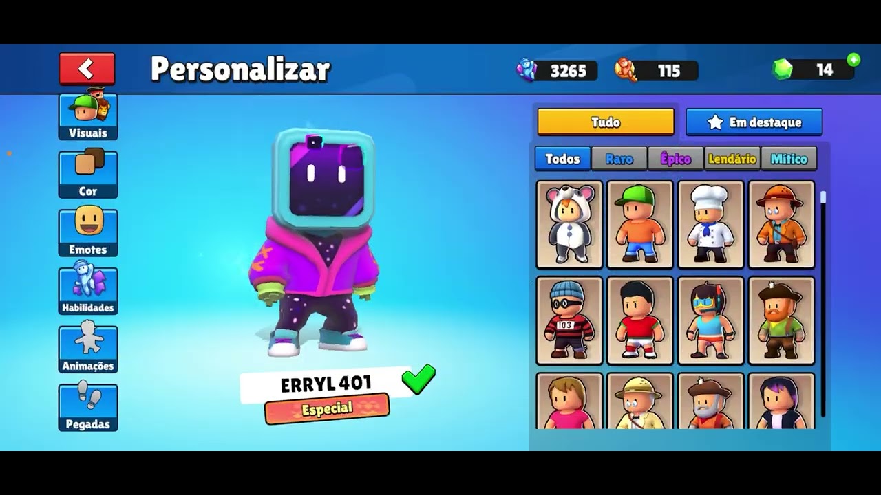 Jogando evento de Block Dash