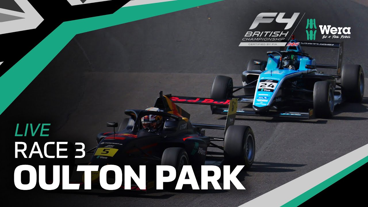 📺 LIVE | Race 3 | Round 5, Oulton Park | Wera Tools British F4