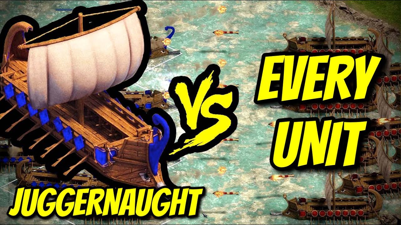 JUGGERNAUGHT vs EVERY UNIT | Age of Empires: Definitive Edition