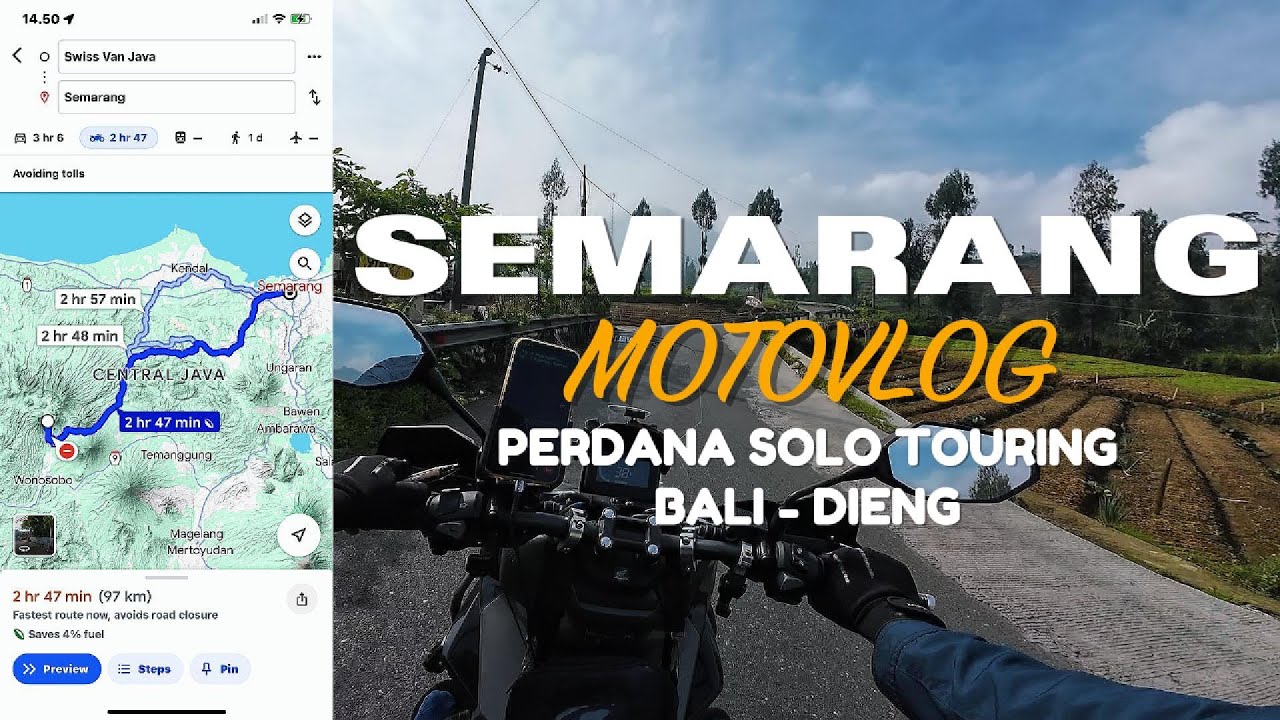 Ep-12 | Swiss Van Java ke Semarang | Perdana Solo Touring Bali - Dieng | Day 6