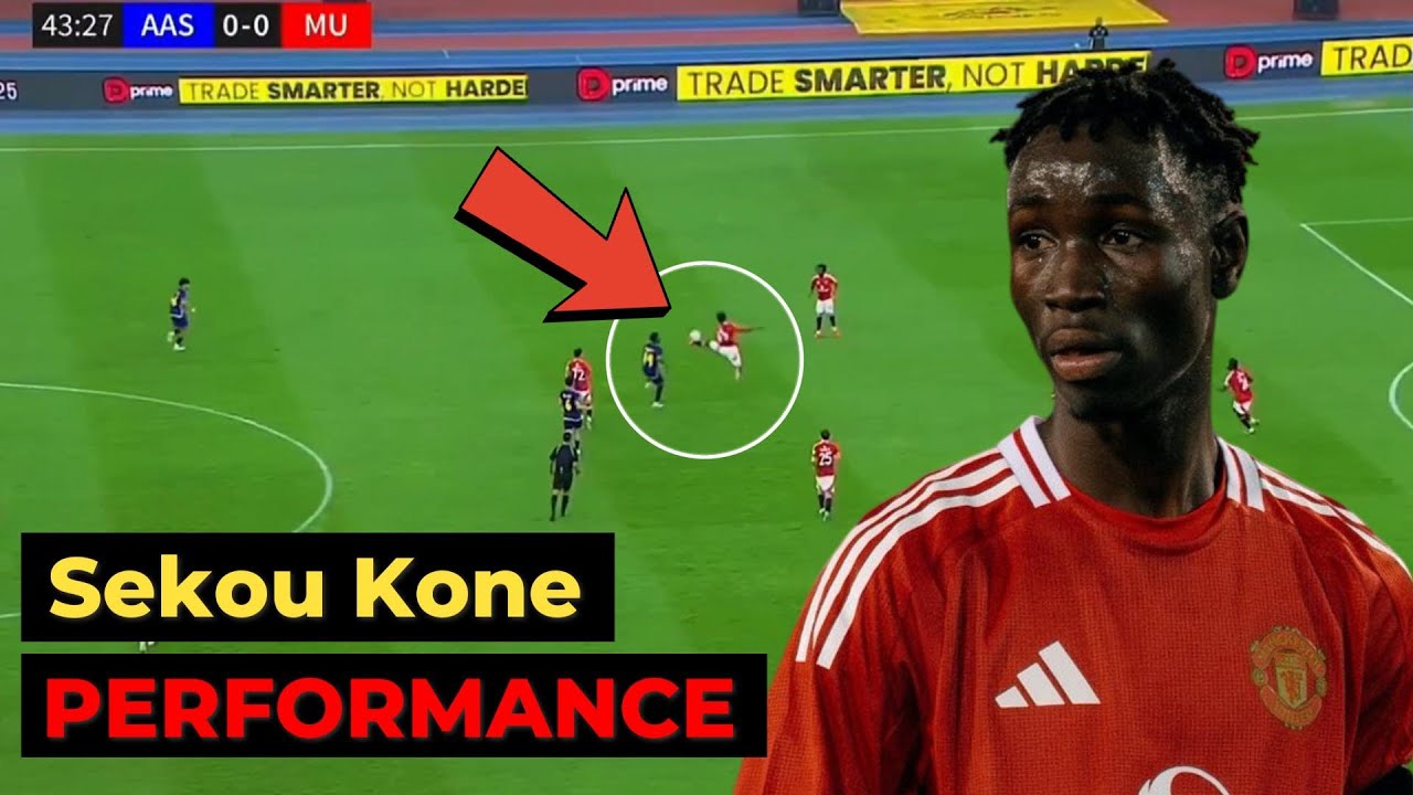 Sekou Kone PERFORMANCE for Man United vs ASEAN All stars in Malaysia 2025