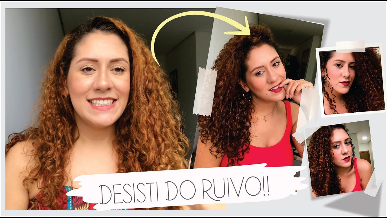 Do ruivo ao castanho com tonalizante Kamaleão Color  - Corujinha
