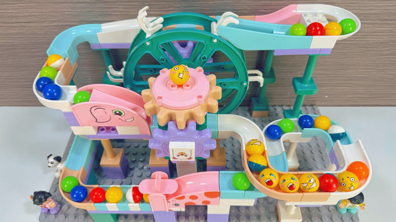 Satisfying  Slide Ferris wheel  Lego roller coaster