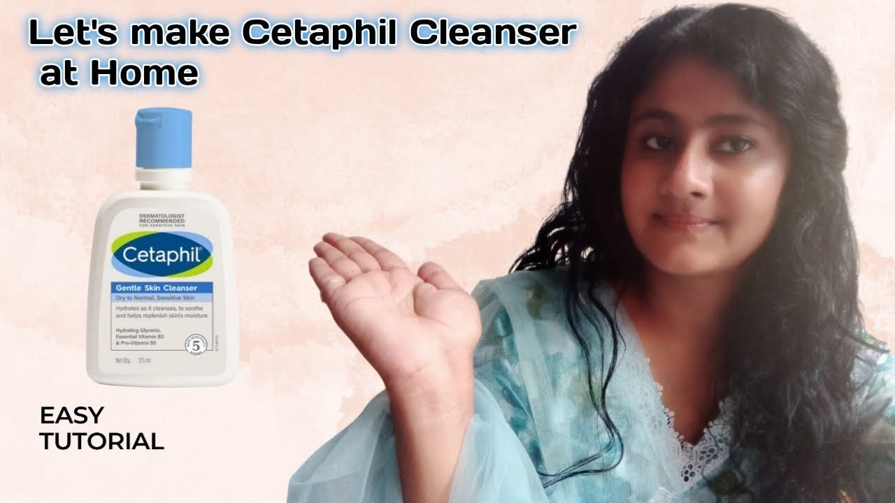 DIY Glowing Skin Cleanser at Home| Vitamin B+ Omega Boosted Face Wash #diyskincare #cetaphilcleanser
