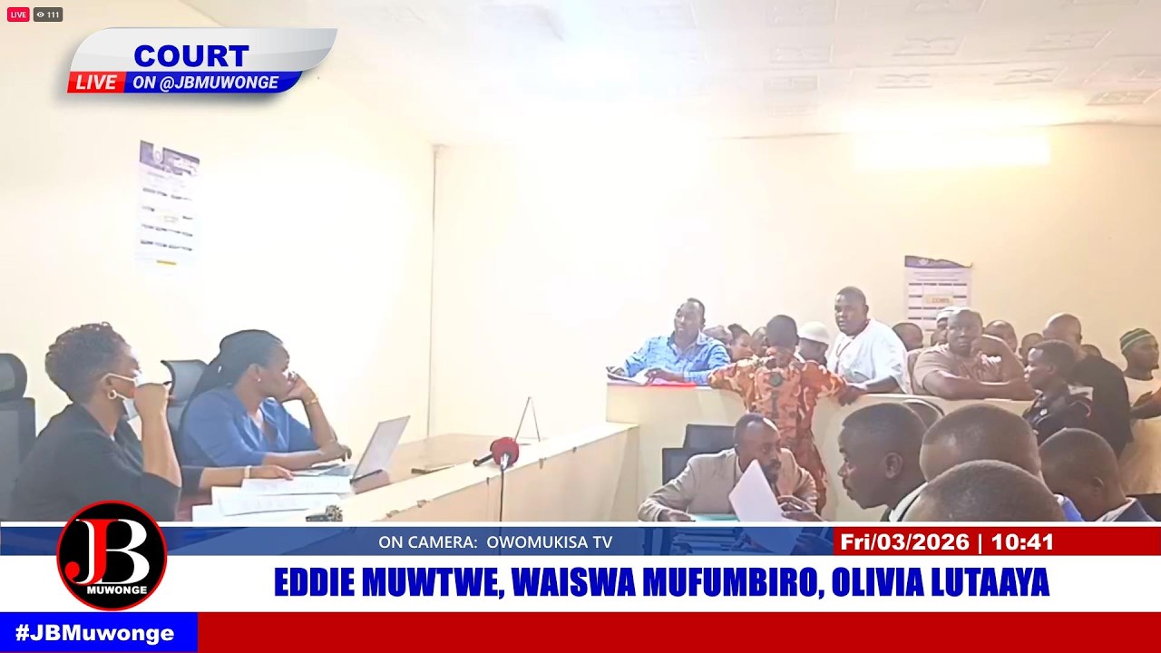 Breaking - Eddie Mutwe, Waiswa Mufumbiro, Olivia Lutaaya in Court Right Now.