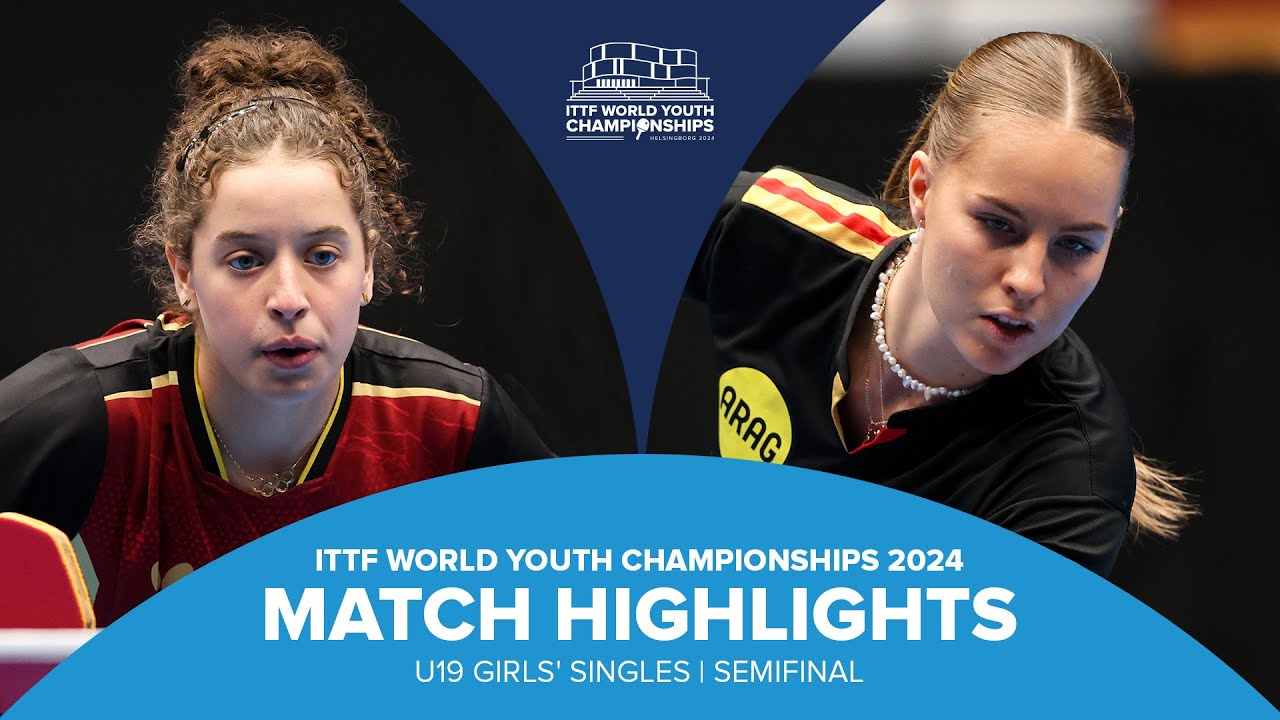 Hana Goda vs Annett Kaufmann | U19 GS-SF | ITTF World Youth Championships 2024