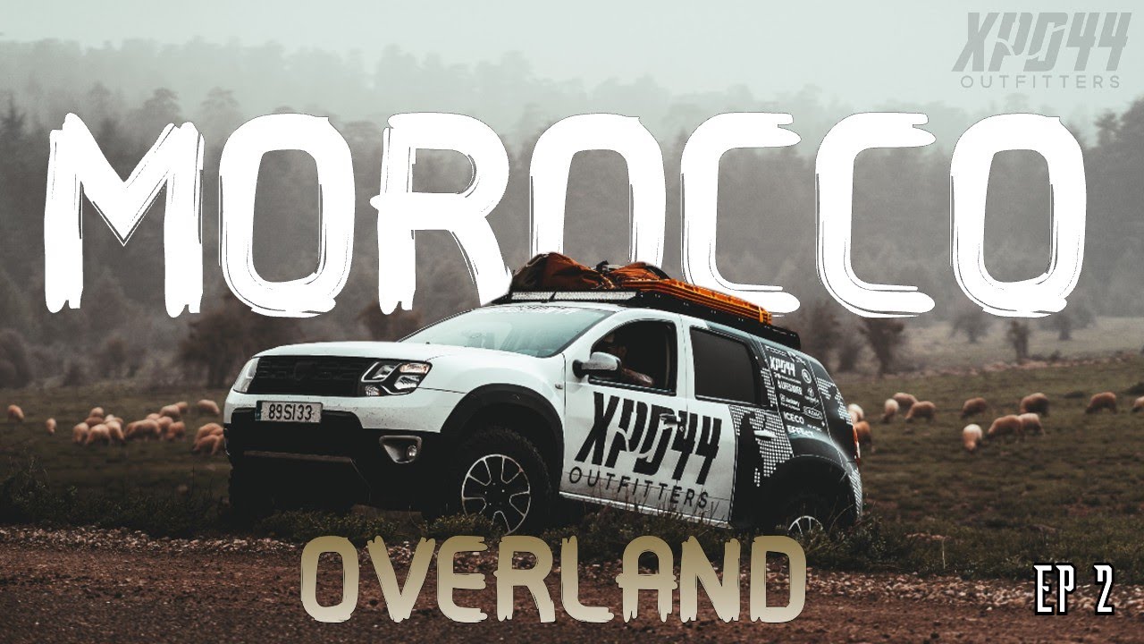 Wild Camping in the Middle Atlas  - MOROCCO OVERLAND EP.2 (Dacia Duster 4WD)