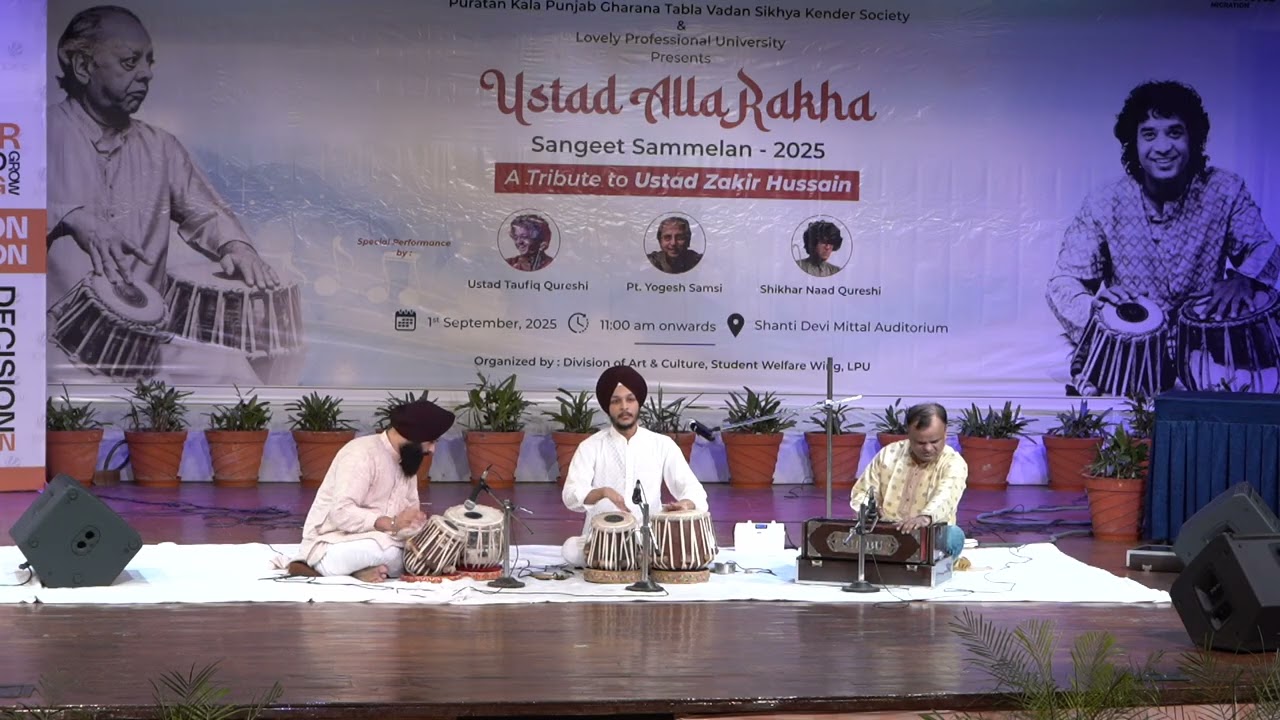 Eknoor Jodi Part1|Student of U Kulwinder Singh & Rabab Singh|Ustad Alla Rakha Sangeet Samelan 2025