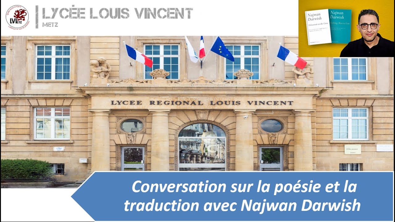 Conversation sur la poésie et la traduction avec Najwan Darwish