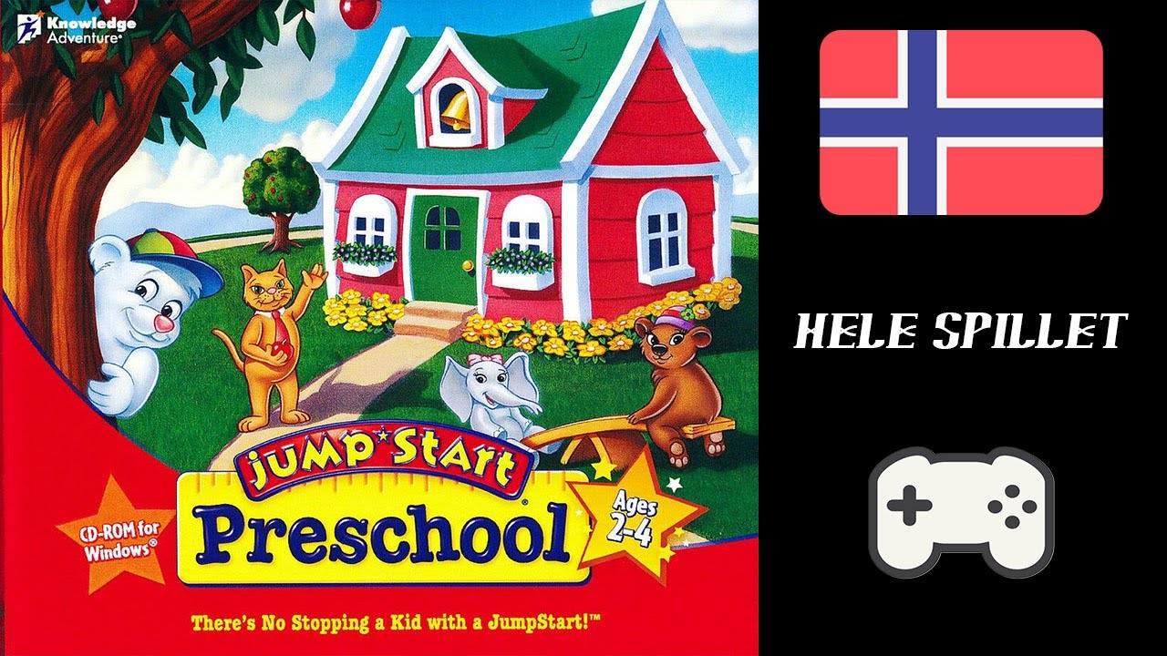 Lek & Lær: Barnehage (1995) - PC - Norsk tale