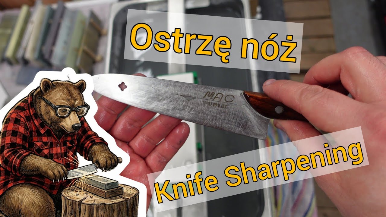 Ostrzę nóż -  knife sharpening