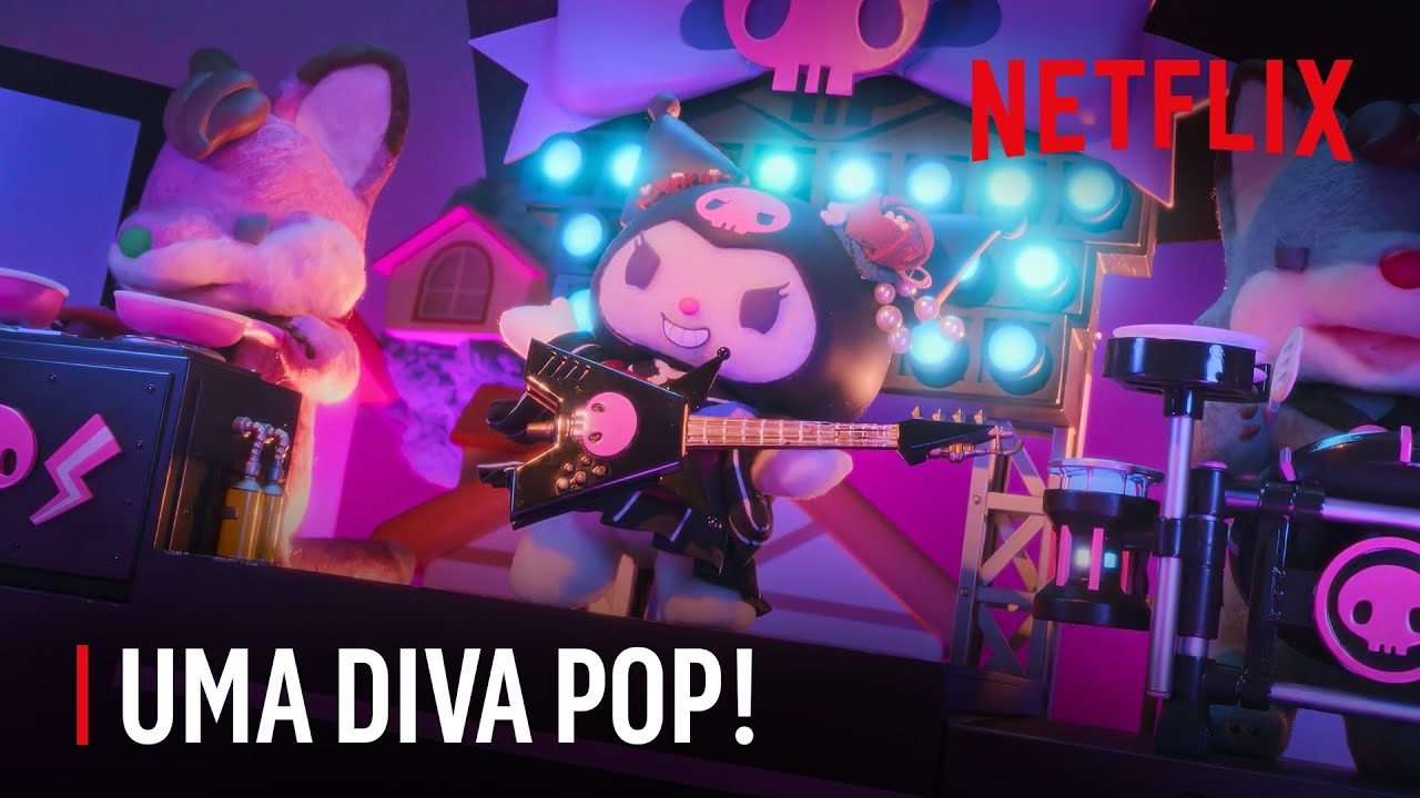 Kuromi ARRASA no palco, mas a equipe tá pro crime | My Melody & Kuromi | Netflix Brasil