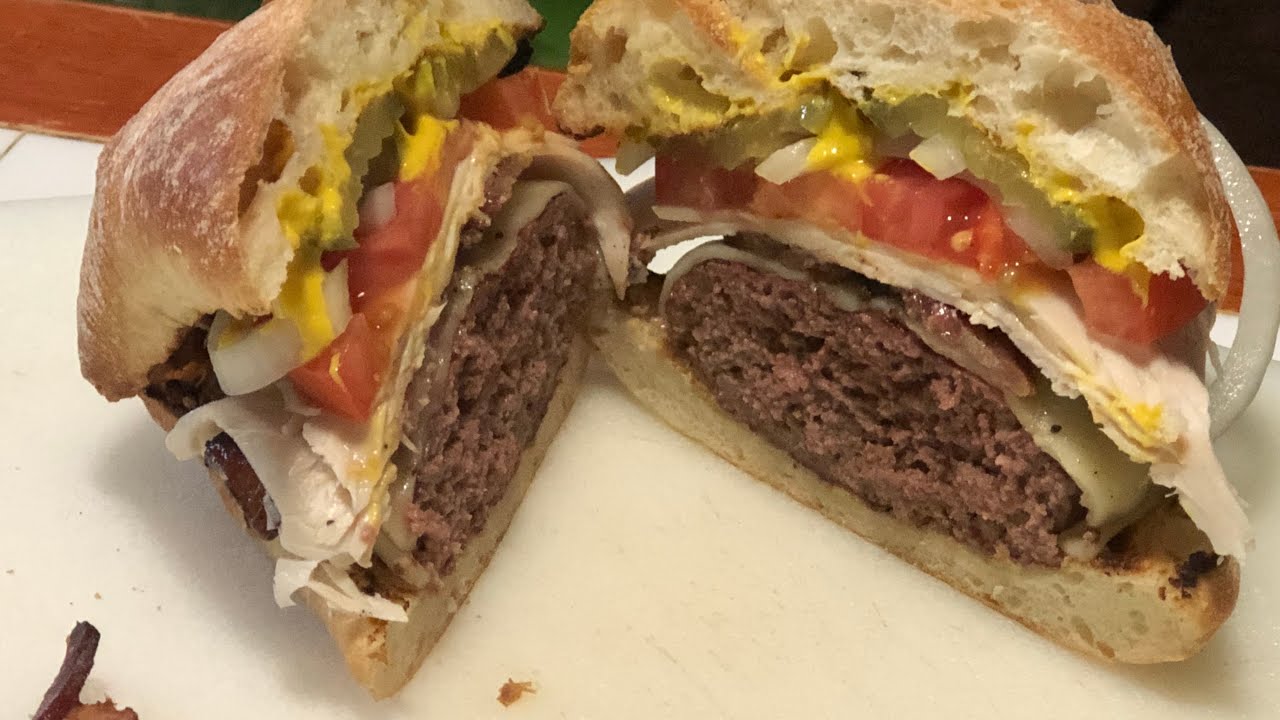 How To Make Cuban Style Burgers | Gourmet Burger Collaboration w/ Stone Mountain BBQ