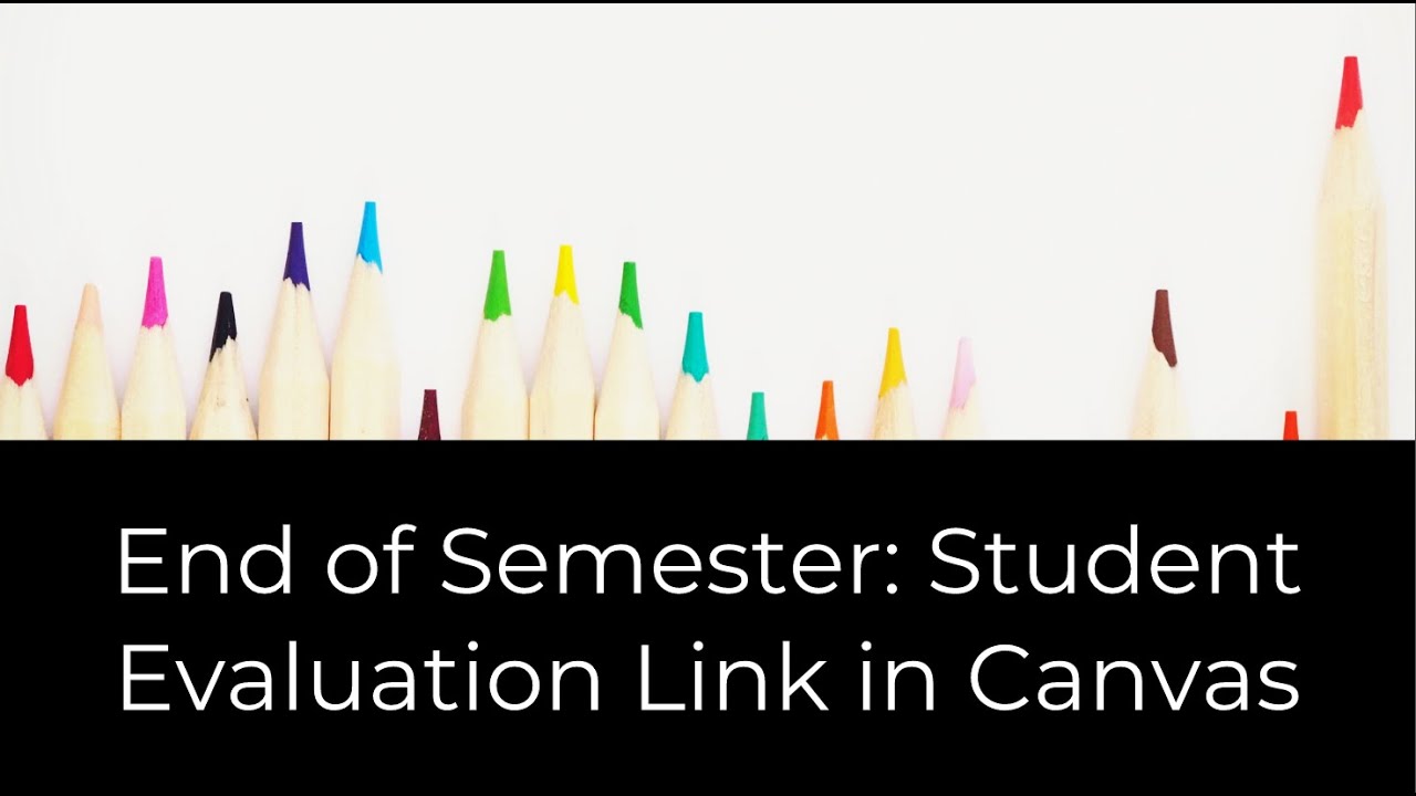 Putting a Link to Course Evals into Your Canvas Course Space