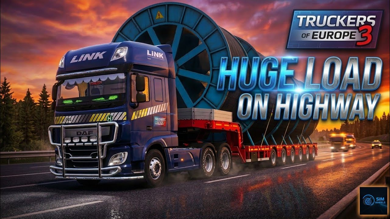 Huge Load on Highway 🚛 | Truckers of Europe 3