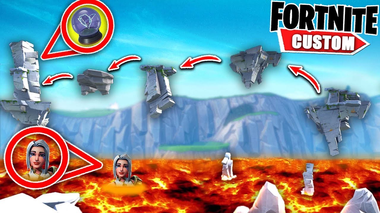 Fortnite HARDEST Lava PARKOUR deathrun.. will I EVER complete THIS JUMP?! (Fortnite Creative Mode)