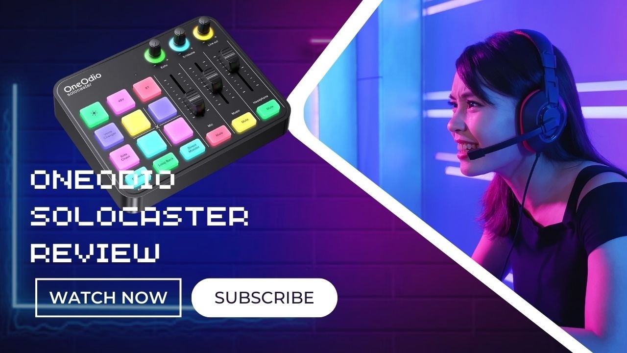 Обзор OneOdio SoloCaster – RGB-подсветка, пэды эффектов и профессиональное микширование по доступ...