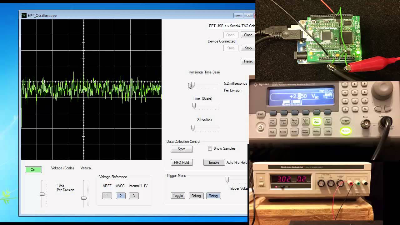Create a Fast Arduino Oscilloscope