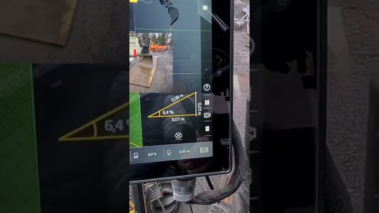 Volvo Dig assist, quick measurements