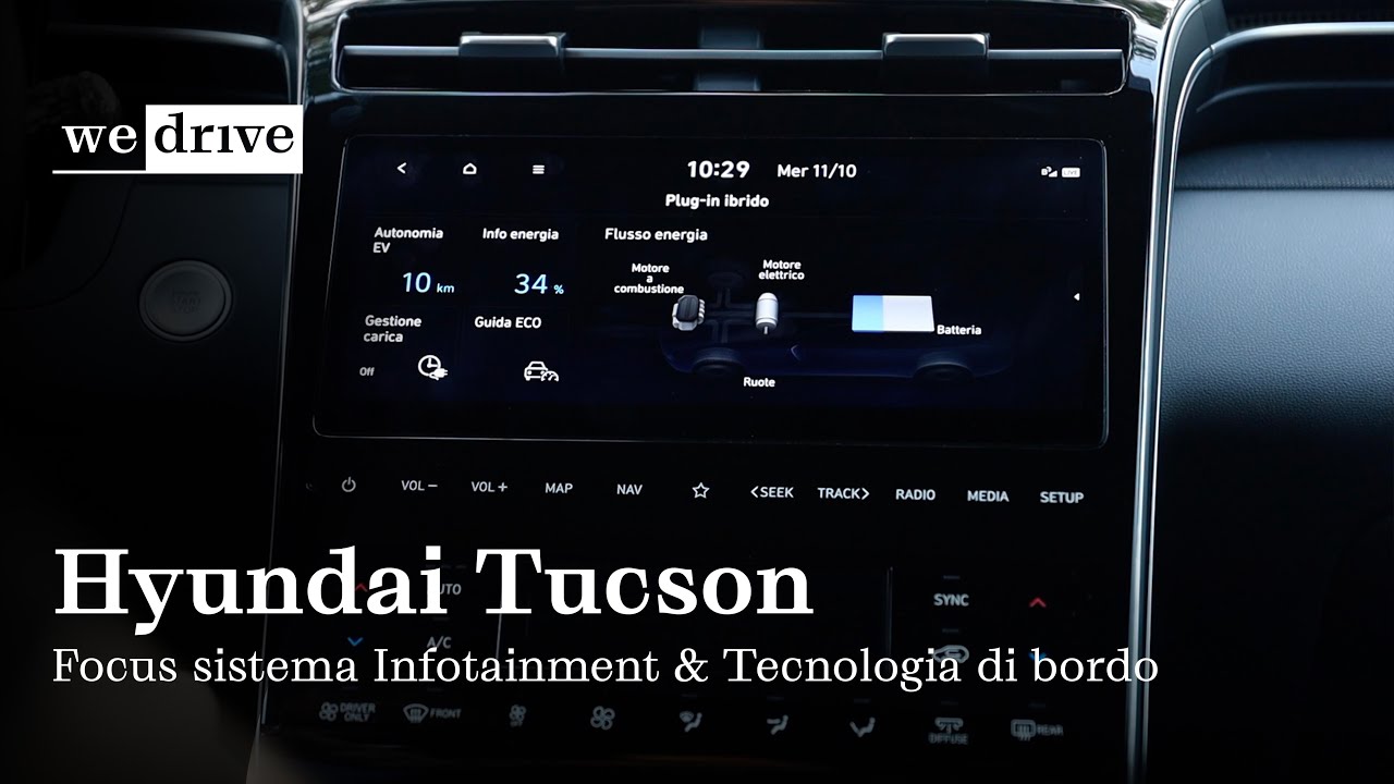 Hyundai Tucson 2023 | Focus sistema infotainment & Tecnologia di bordo