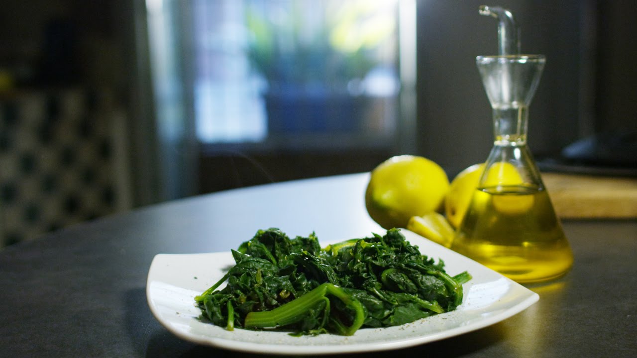 UNICO E SANO, RICETTE: SPINACI AL VAPORE