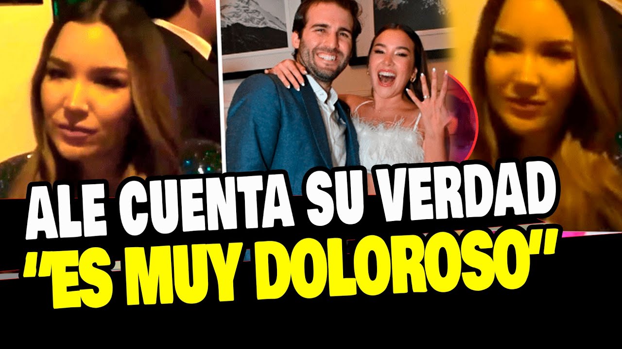 ALE FULLER REAPARECE Y CUENTA POR QU&Eacute; CANCEL&Oacute; SU BODA CON FRANCESCO BALBI