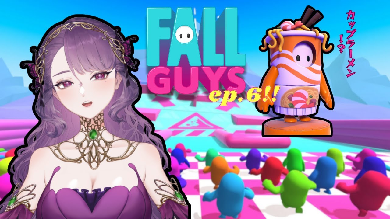 【 Fall guys ep.6 】また来た？！ドジっ子ランナーちゃん☆ 今度はなにしちゃうのかな〜？(*´艸`)💨【クラウディナ】
